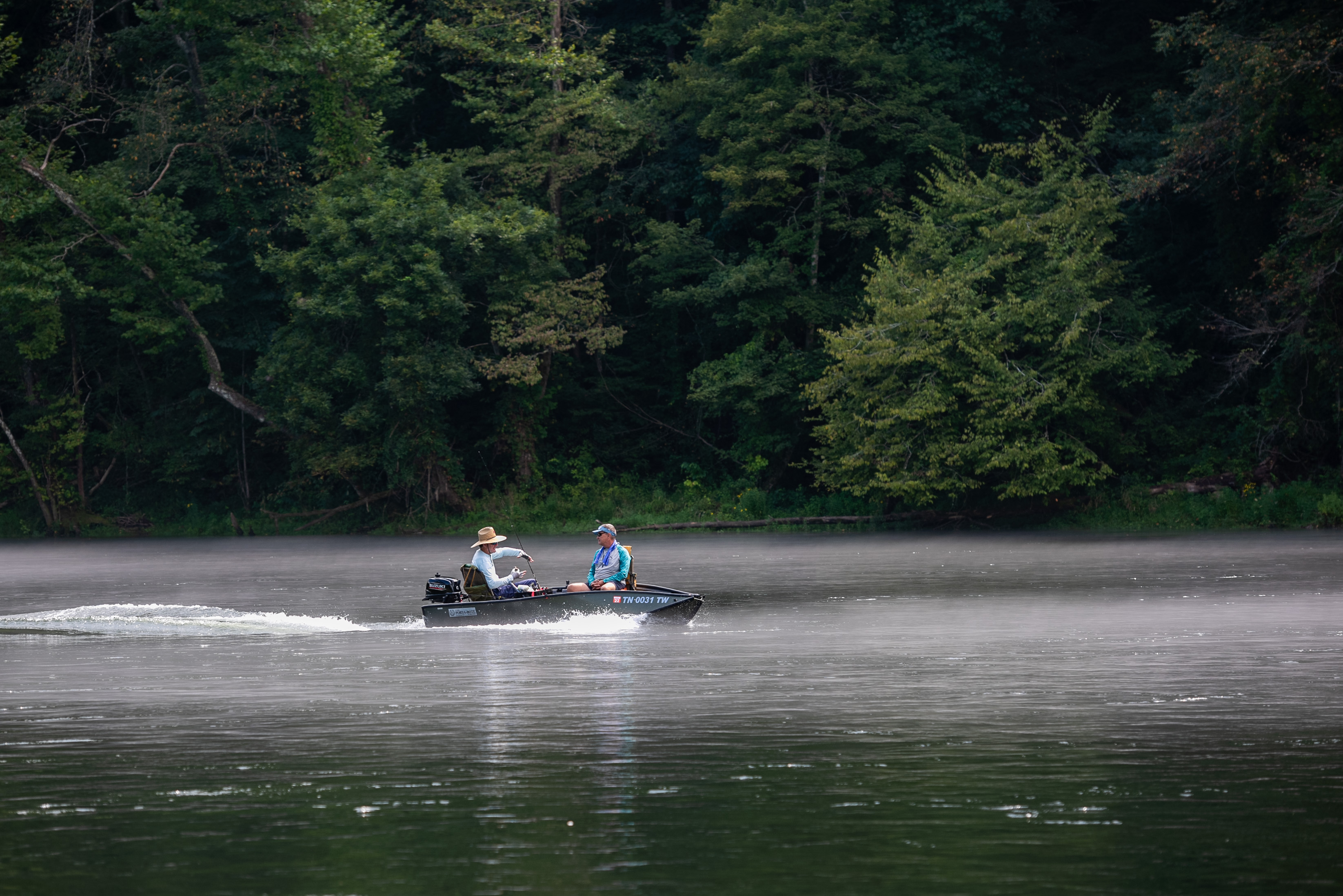 Fishing at Norris Dam, TN