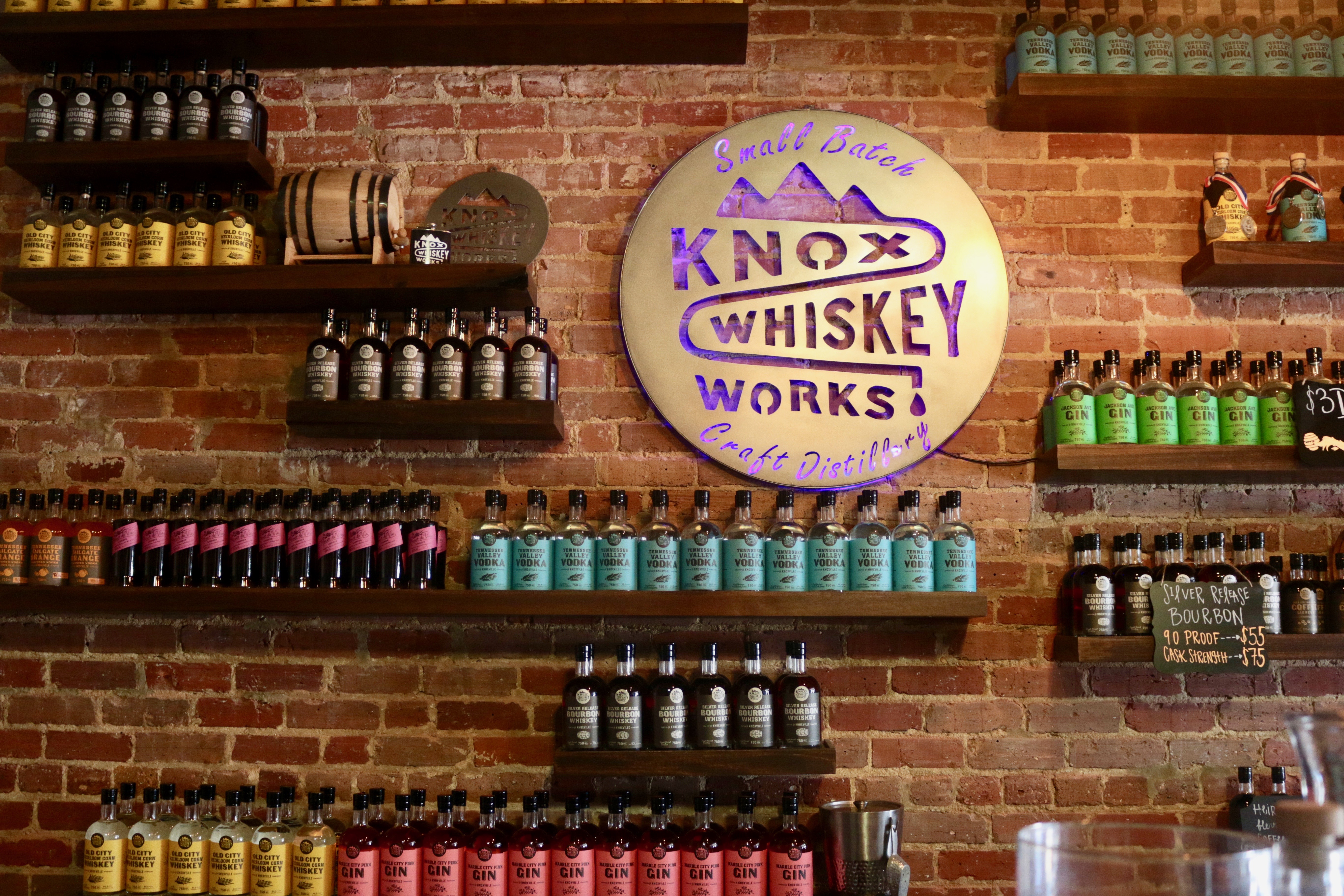 Knox Whiskey Works, part of the Tennessee Whiskey Trail