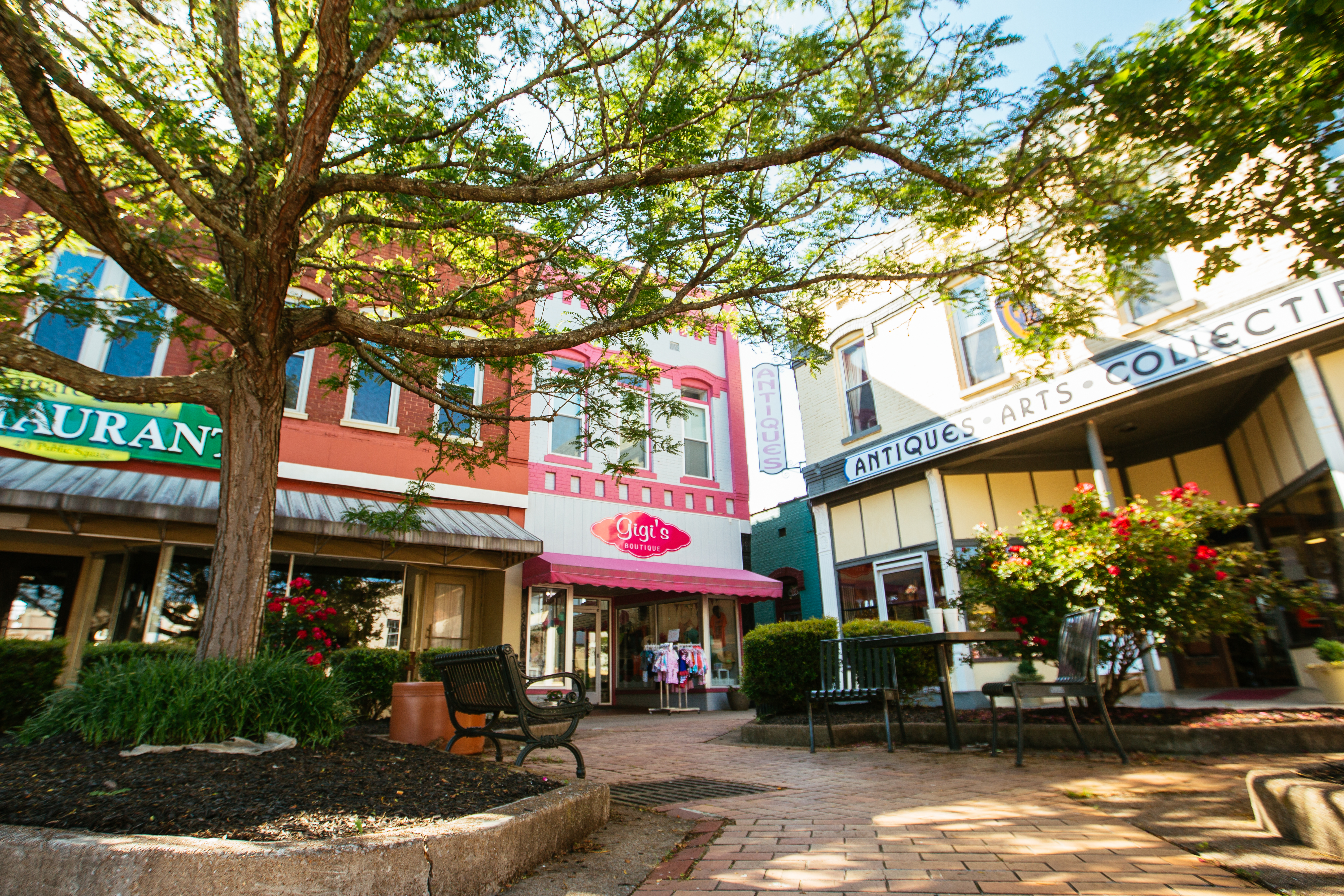 Shopping in downtown Lawrenceburg TN