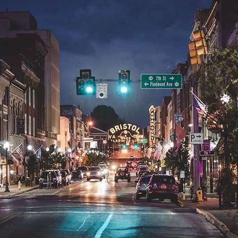 Downtown Bristol, Tennessee