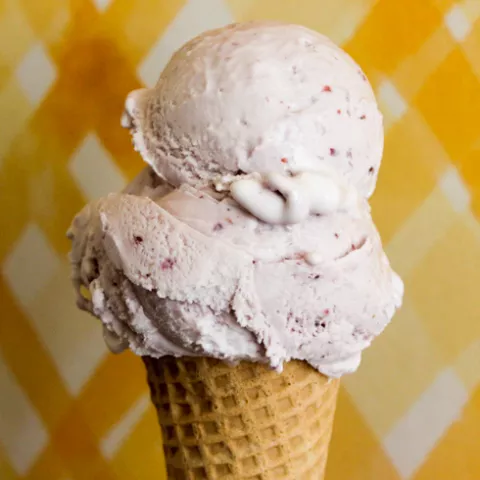 Berry Lavender Ice Cream