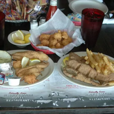 Catfish, hushpuppies and all the fixings!