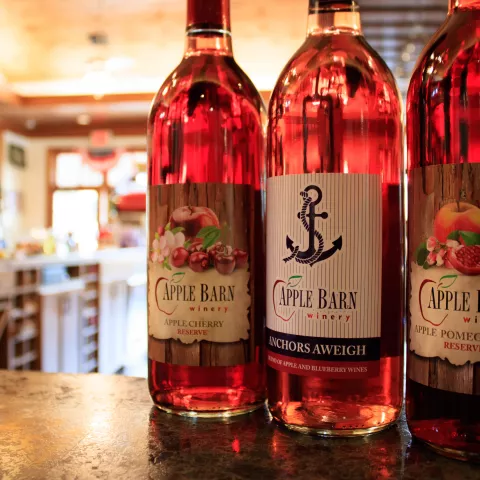 Apple Cherry, Anchors Aweigh and Apple Pomegranate Wines