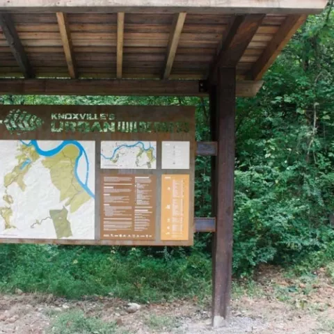 Urban Wilderness trail map