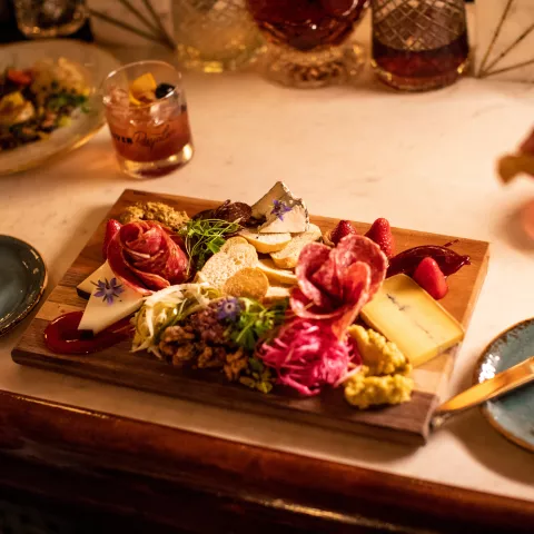 Charcuterie board from Oliver Royale in Knoxville, TN