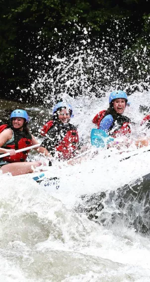 Whitewater rafting on the Ocoee River in Tennessee