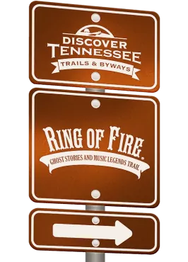 Ring of Fire Trail sign graphic.