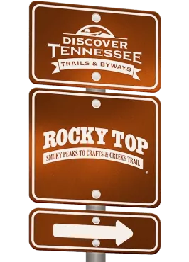 Rocky Top Trail sign graphic.