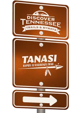 Tanasi Trail sign graphic.