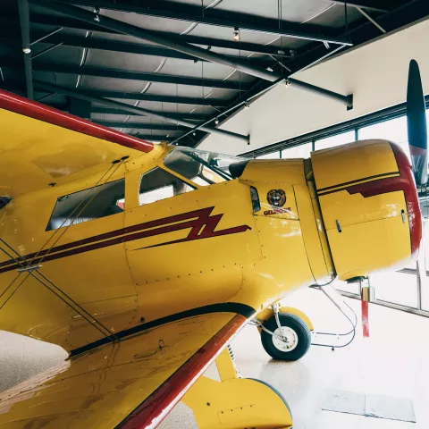 An aircraft at Beechcraft Heritage Museum in Tullahoma, TN